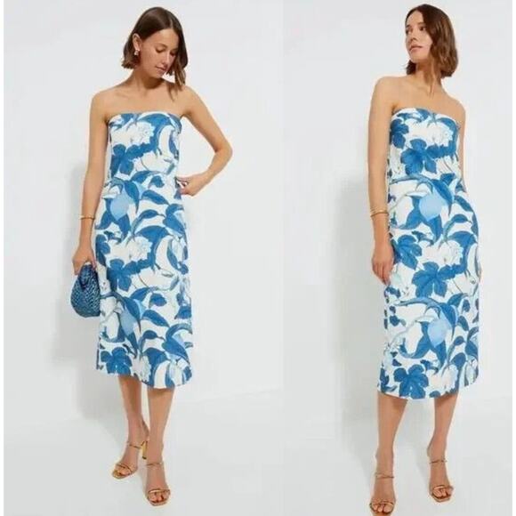 TUCKERNUCK Bonnie Blossom Floral Crepe Marin Dress NWT Size XXL